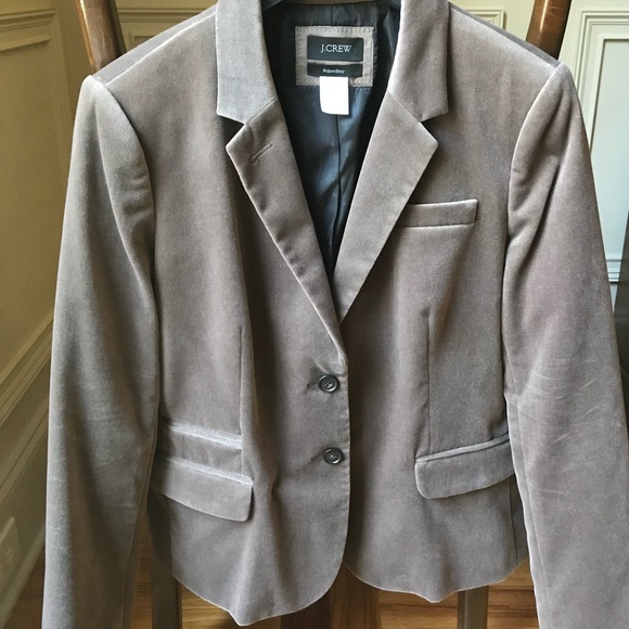 J. Crew Schoolboy Velvet Blazer - Picture 2 of 6